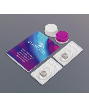 Buy Natural Gray Colored Contact Lenses - Monthly Soft Hydrogel 2-Pack with Case | No Prescription Needed - Buy Online on GoSupps.com