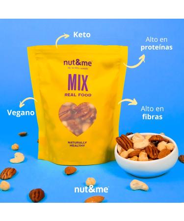 Natural dried fruit mix 300 gr nut&me | Gluten free | Vegan | Premium quality | High in protein and fiber | Keto | Pack 2x150 gr - Buy Online on GoSupps.com