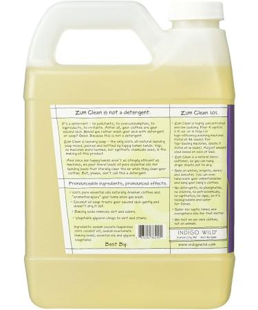 ZUM Zum Clean Lavender Aromatherapy Laundry Soap - 32 fl oz | Eco-Friendly & Natural Cleaning - Buy Online on GoSupps.com