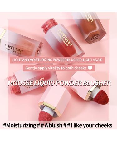 Matte Cream Blush - Soft Lightweight Liquid Blush for Natural Cheeks | Long-Wearing & Smudge-Proof Pink Blusher (1#Love Cake 1 Pack) - Buy Online on GoSupps.com