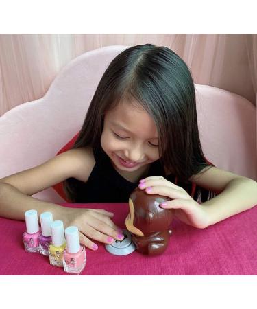 Miss Nella Blueberry Smoothie Glitter Nail Polish for Kids - Non-Toxic & Odour Free Formula | Safe & Easy Peel Off for Children and Toddlers - Buy Online on GoSupps.com