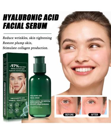 Skin Firming Rejuvenating Serum with Hyaluronic Acid - Anti-Aging Facial Serum for All Skin Types | 2.7 oz - Buy Online on GoSupps.com