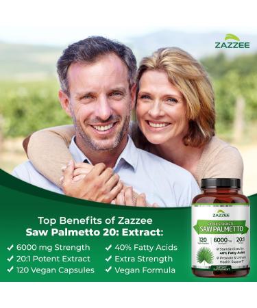 Zazzee Pure Himalayan Shilajit and Saw Palmetto Capsules | 20:1 Saw Palmetto Extract Plus Organic Shilajit for Men | Testosterone Support Bundle - Buy Online on GoSupps.com
