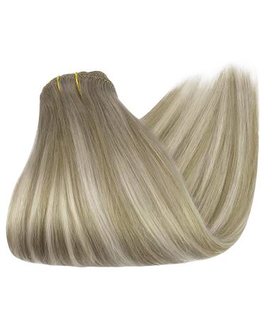 Buy FSHINE Remy Hair Extensions - 50g Skin Weft Tape-in Darkest Brown to Ash Blonde & Platinum Blonde - 45cm 20 Pieces #19/8/60 - Buy Online on GoSupps.com