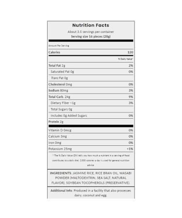 KA-ME Rice Crackers - Wasabi - pack of 3 - 3.5 Oz. - Buy Online on GoSupps.com