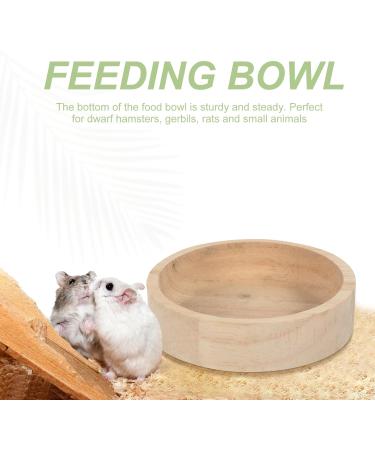 POPETPOP Chick Food Rack | Hamster & Squirrel Food Bowl Holder | Wooden Multifunction Small Dish for Guinea Pig & Small Pets - Buy Online on GoSupps.com
