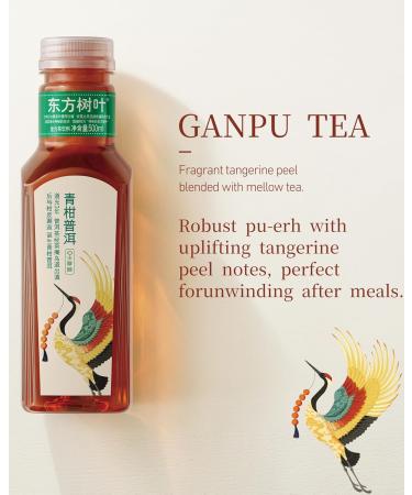 ORIENTAL LEAF Unsweetened Iced Tea Bottled Ganpu Tea 500 ml bottles 15 Pack Bottled Iced Tea Drinks Sugar Free 0 Calories unsweet ganpu - Buy Online on GoSupps.com