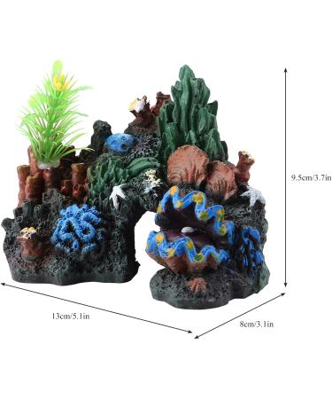 Aquarium Coral Rock Decoration Coral Reef Ornament Vivid Artificial Resin Coral Cave Environments Ornaments Aquarium Fish Tank Resin Decorations - Buy Online on GoSupps.com