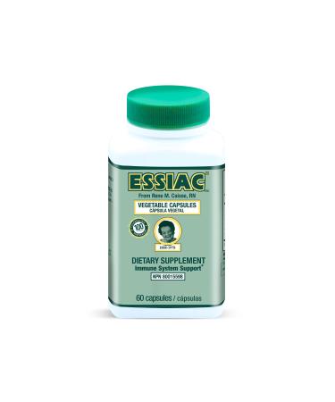 ESSIAC Tea All-Natural Herbal Extract Capsules 60 Capsules | Powerful Antioxidant Blend to Help Promote Overall Health & Well-Being | Original Formula Since 1922
