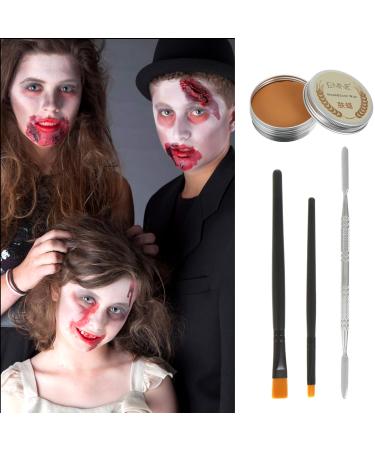 Buy Minkissy 4-Piece Scar Makeup Tools Kit | Professional Wound Growth & Scarring Wax for Halloween | International Shipping - Buy Online on GoSupps.com