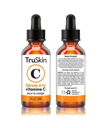 TruSkin Vitamin C Serum – Anti Aging Facial Serum with Vitamin C, Hyaluronic Acid, Vitamin E & More – Brightening Serum for Dark Spots, Even Skin Tone, Eye Area, Fine Lines & Wrinkles, 2 Fl Oz - Buy Online on GoSupps.com