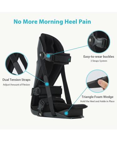 KD Plantar Fasciitis Night Splint Brace - Relief for Foot Pain, Heel Spur, Achilles Tendonitis - Fits Left or Right Foot - Calf Stretching Support (L) - Buy Online on GoSupps.com