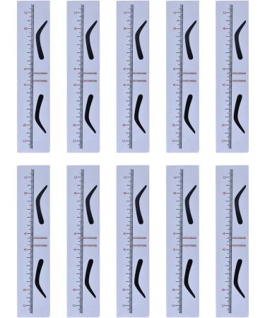 Convenient Accurate Eyebrow Shaping Template Extension Guide Measuring Tool AchievePerfect Brow Adjustable Eyebrow Ruler Template Measurement Tool Beauty Salon Eyebrow Ruler - Buy Online on GoSupps.com