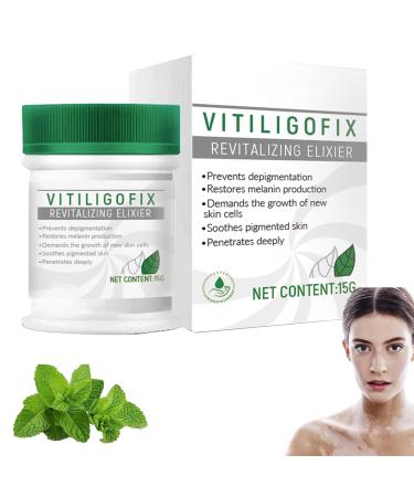 Vitiligo Fix Revitalize Elixir Vitiligo Cream Treatment Ointment 2023 New Psoriasis Relief Cream Moisturizer Cream for Skin Vitiligo Natural Treat Vitiligo Soothing Cream (Color : 1pcs)