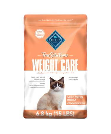 Blue Buffalo True Solutions Natural Weight Care Adult Dry Cat Food 15-lb Weight Care Dry Cat Food - Lg Bag