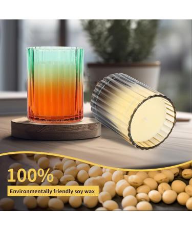 HOME & RELAX Scented Candle | Natural Soy Wax | Special Shape & Multi-Colors | 48-Hour Burn | Perfect Gift for Birthdays & Men s Bedroom D cor - Buy Online on GoSupps.com