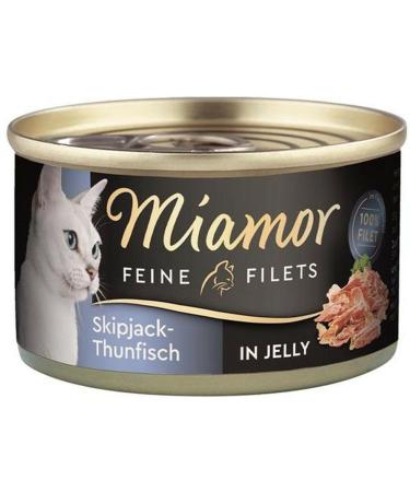 Finnern Miamor Miamor Fine Skipjack Tuna Fillets in Jelly 100g (Quantity: 24 per order unit)
