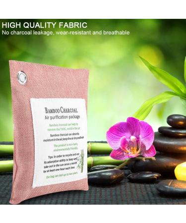 Haofy Bamboo Charcoal Air Purifying Bag - 8 Colors Activated Carbon Odor Eliminator for Home & Car (Ivory) - Buy Online on GoSupps.com
