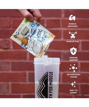 Earth Fed Muscle Whey Back Irish Grass Fed Whey Protein Isolate - NSF-Certified. No Artificial Ingredients Soy Free Gluten Free Non-GMO and Hormone Free (1 Serving Vanilla) - Buy Online on GoSupps.com