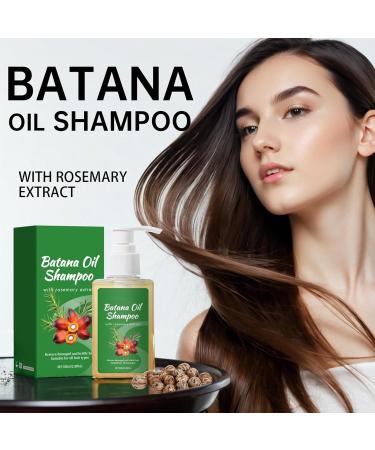 Grgowe Batana Oil Shampoo Rosemary Shampoo Repairs Damaged Hair Moisturizes Hair Loss For Healthier Thicker Hair Suitable For All Hair Types - Buy Online on GoSupps.com