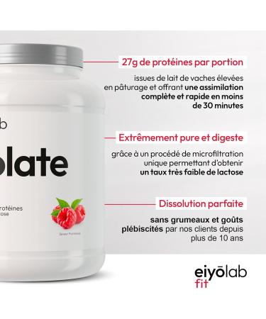 ISOLATE HT | Protein Isolate Powder | Up to 90% Protein | High in BCAA + Glutamine | Fast Bodybuilding Protein | Smooth Textu - Buy Online on GoSupps.com