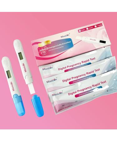 Misslan Digital Pregnancy Test X 1 - Early Detection with 25 miu/ml Sensitivity - Accurate & Fast Results - Buy Online on GoSupps.com