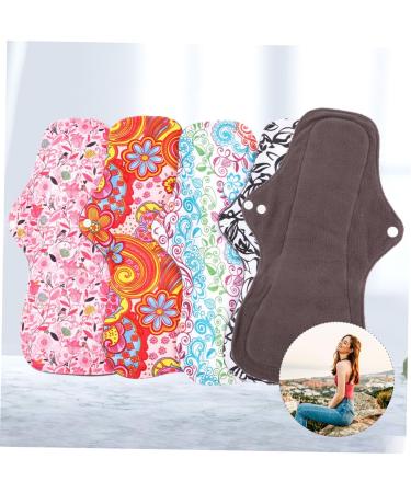 FRCOLOR 12-Pack Washable Menstrual Pads - Reusable Comfortable Eco-Friendly Menstruation Pads for Women - Buy Online on GoSupps.com