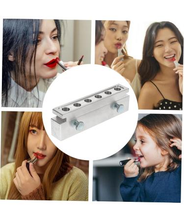 FOMIYES 6 Hole Lipstick Mold Set | DIY Lip Balm & Lip Gloss Maker Kit | Aluminum Alloy Accessories for Creative Lipstick Crafting - Buy Online on GoSupps.com