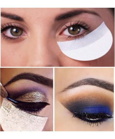 Leeofty 50 Pcs Eyeshadow Pads Stencils Eyeshadow Pad Patches Eyeshadow Stickers Eyeshadow Shield for Eye LipMakeup Supplies - Buy Online on GoSupps.com