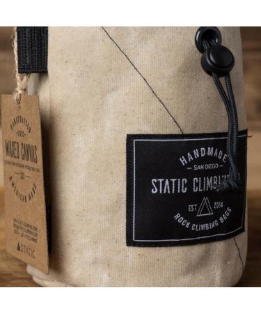 STATIC Waxed Canvas Chalk Bag - Bone - One Size - Buy Online on GoSupps.com