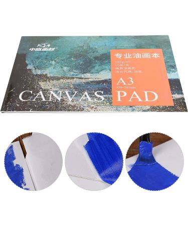 Beginner-Friendly A3 Oil Painting Paper Pad Book - Cotton Canvas Pad for Art Supplies - Buy Online on GoSupps.com