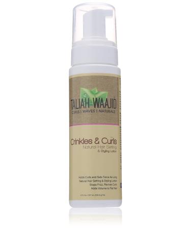 Taliah Waajid Black Earth Products Crinkles and Curls Natural Hair and Loc Styling Lotion  8 Ounce - Buy Online on GoSupps.com