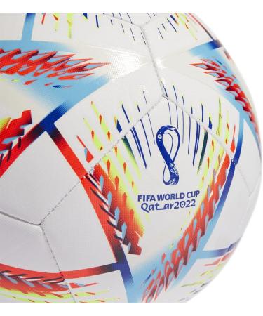 adidas FIFA World Cup Qatar 2022 Al Rihla Training Soccer Ball - White/Pantone 5 - Buy Online on GoSupps.com