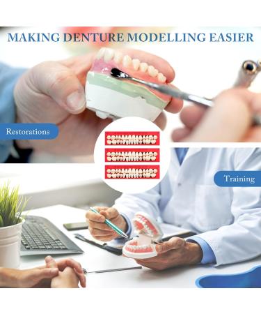 Scettar 6 Pieces Acrylic Resin Fake Teeth for Halloween Makeup and DIY Costume Party - Buy Online on GoSupps.com