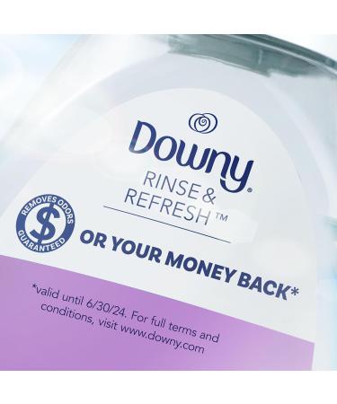Downy RINSE & REFRESH Odor Remover & Fabric Softener - Fresh Lavender 48 fl oz Safe for All Fabrics Pack of 2 | International Shipping Available - Buy Online on GoSupps.com