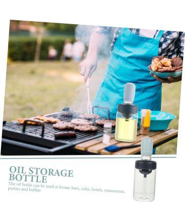 Zerodeko Oil Dispenser Bottle 4 Pcs Silicone Oil Brush Bottle Brush Head Pp High Temperature Resistance Convenient Oil Bottle mediumx2pcs Bluex2pcs - Buy Online on GoSupps.com