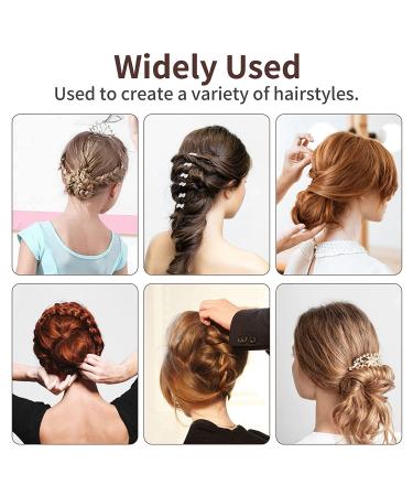 Cehony U Shaped Hair Pins 200 Count for Updos - Brown, 2.4 Inch - Hair Styling Accessories for Women and Girls - Buy Online on GoSupps.com