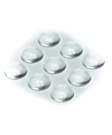 ALL in ONE 20pcs Flat Back Clear Glass Dome Cabochons Clear Magnifying Cabs Non-calibrated for DIY Photo Pendant Craft Jewelry Making (14mm-20pcs)