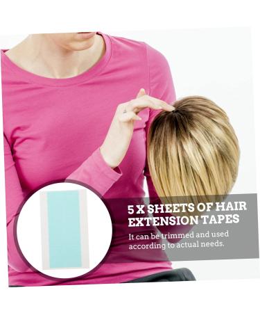 Angoily 35 Sheets Double-sided Tape Hair Extension Adhesive Strips Mexican Cake Decorations Mini Accessories Tape in Hair Extension 2 Side Adhesive Hair Tapes Wig Double Sided Hair Pad - Buy Online on GoSupps.com