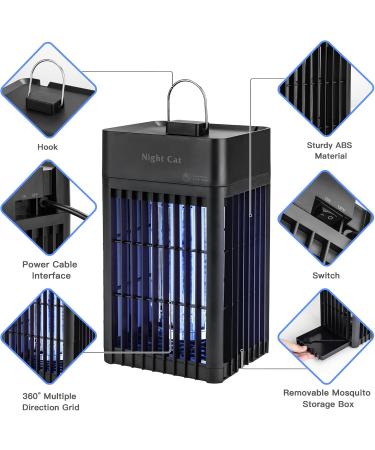 Night Cat Electric Insect Trap 4200V - Ultimate Mosquito & Fly Killer Lamp for Indoor Gardens | Effective Wasp & Flying Insect Control - Buy Online on GoSupps.com