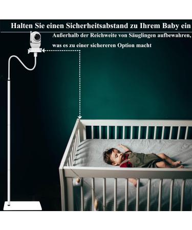 Derebir Baby Monitor Bracket for Philips Avent SCD923/26 & SCD843/26 - Floor Multifunctional Holder Compatible with GHB/Eufy Cameras - Flexible 68.8 Inch Baby Monkey Camera Mount - Buy Online on GoSupps.com