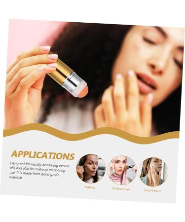Housoutil 5pcs Tool Massager Dual-use Blotting Er Absorbing Small for Practical Facial Use Face Professional mediumx5pcs Goldenx5pcs - Buy Online on GoSupps.com