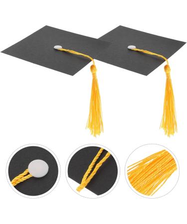 Alipis Graduation Cupcake Toppers 2024 Graduation Cap Cake Topper Class of 2024 Grad Cap Cupcake Pick Congrat Centerpiece Stick for 2024 Graduation Party Cake Decoration Black 30pcs - Buy Online on GoSupps.com