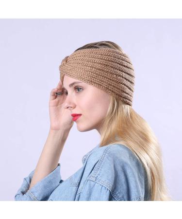 4-Piece Women's Winter Knit Headband Set | Handmade Crochet Ear Warmers | Stylish & Cozy Hair Accessories - Buy Online on GoSupps.com