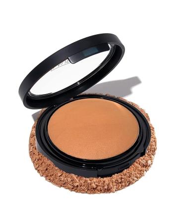 LAURA GELLER NEW YORK Baked Double Take Powder Foundation - Tan - Buildable Medium to Full Coverage - Matte Finish