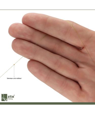 Zite Fishing Monofilament Line - Camouflage Carp Cord 0.33mm 1000m - Abrasion-Resistant Nylon with 6.8g Load Capacity for Superior Fishing Performance - Buy Online on GoSupps.com