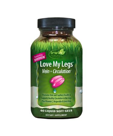 Irwin Naturals Love My Legs Vein + Circulation 60 Liquid Soft-Gels