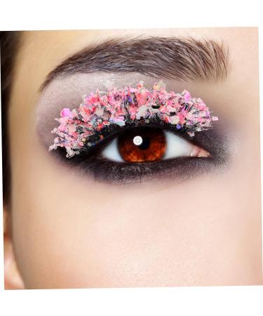 minkissy 6 Pairs Sequin False Eyelashes Sequin Lashes Luminous Glitter Lashes 3d Fake Lashes Glow in The Dark Makeup Lashes with Butterflies European and American Miss Tool Artificial Fiber - Buy Online on GoSupps.com