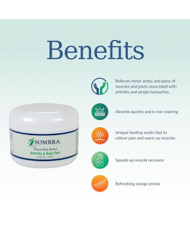 Sombra Professional Warm Therapy Gel - Natural Pain Relief, 8 oz (226.8 g) - Buy Online on GoSupps.com