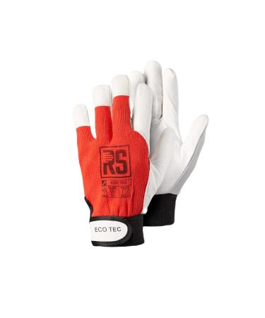 RS Occupation Ecotec Red Hand Assembly Shoes & Leather Work Gloves - ISO CE EN 420 & EN 388 Certified | 12 Pairs Size 7 - Buy Online on GoSupps.com